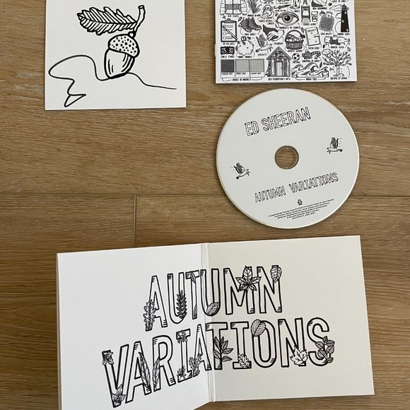 Ed Sheeran NEW and SEALED Autumn Variations * SIGNED * ~ AUTOGRAPHED ~ Art Card - Picture 6 of 6